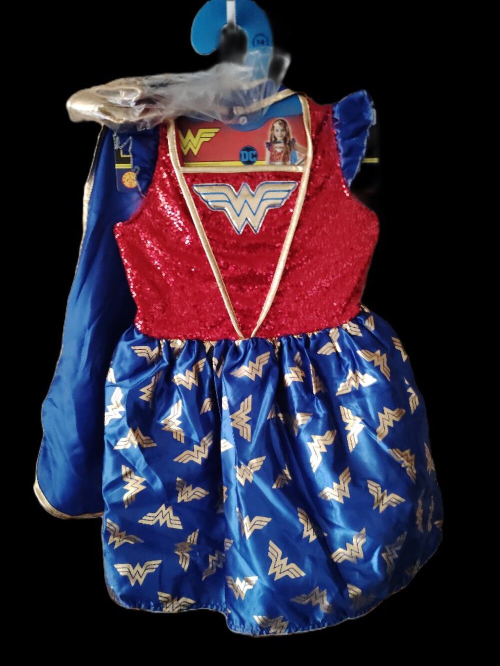 NEW! RUBIES WONDER WOMAN CHILD COSTUME DC COMICS 6 PC DRESS SET~GIRLS SIZE 7-8